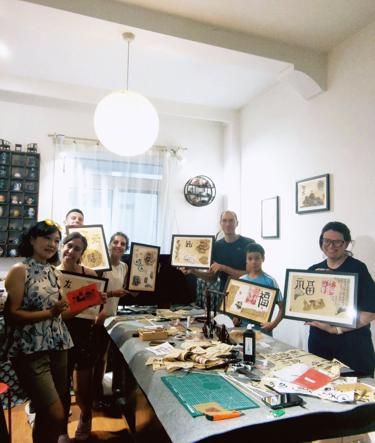 Fesselnder chinesischer Kunstworkshop: Jinhuishui × Kalligraphie × Abreibetechnik