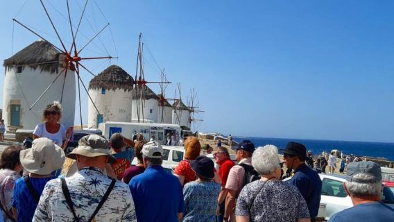 Mykonos: Chuyến tham quan bờ biển với dịch vụ đón tại bến tàu du lịch