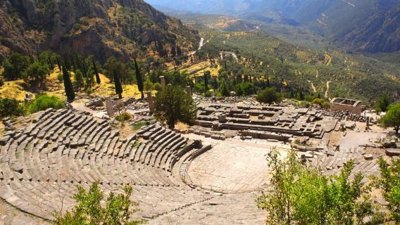 Dari Athena: Perjalanan Sehari ke Delphi dengan Pemandu Berbahasa Spanyol