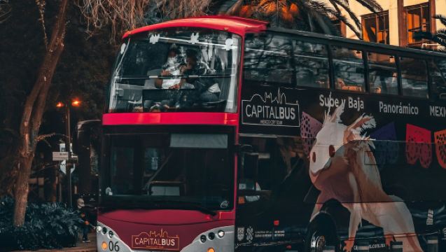 墨西哥城：夜間巴士之旅