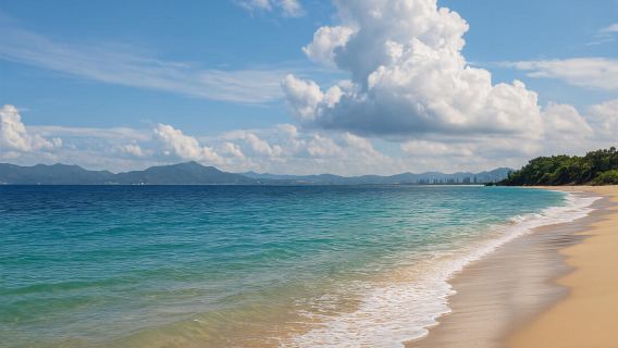 Sanya Private Charter Day Tour: West Island + Coconut Dream Corridor + First Market