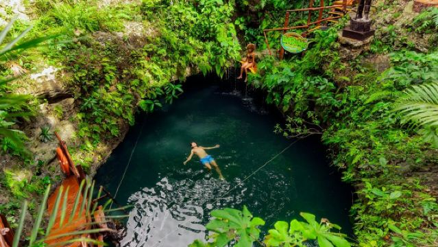 Cancún: Aventura en cenotes + Cata de tequila + Comida