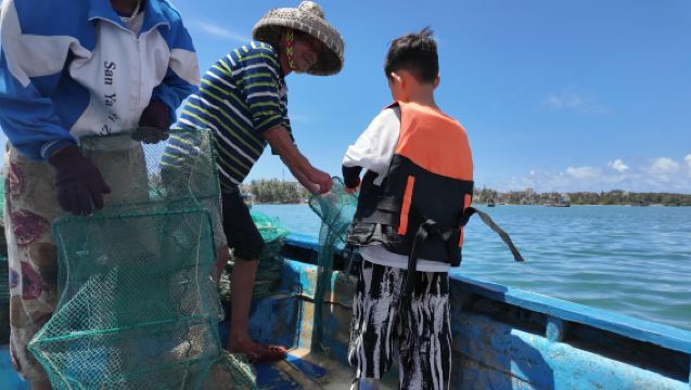 Lingshui, Hainan: Sea Cage Harvesting Experience (Professional Instructors + Safe Beachcombing Equipment + Immersive Adventure)