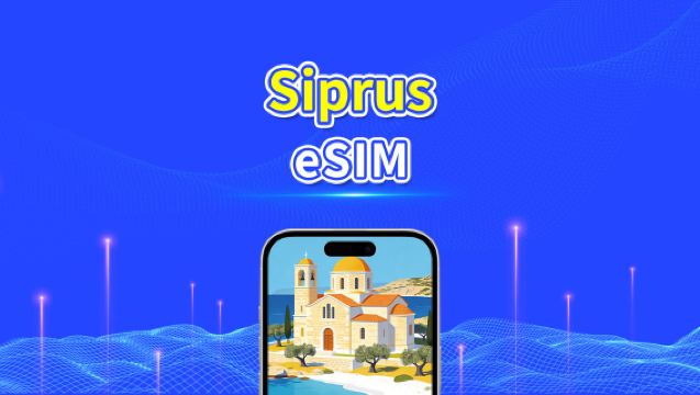 eSIM Siprus | 5G/4G | Data berkecepatan tinggi | 24 jam | 1-30 hari | Kode QR
