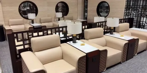 中國PEK北京首都國際機場休息室貴賓廳/S1S2T1T2VIP休息室可用於候機休息/餐飲/辦公