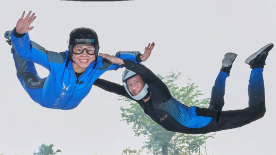 Singapore indoor skydiving experience