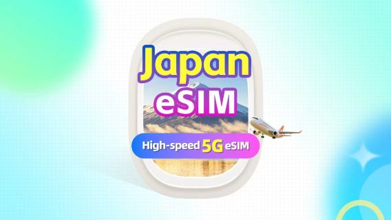 Japan 5G eSIM | Google Maps/Chat GPT available | Daily package/total package | 24 hr billing | 3–30 days | QR Code