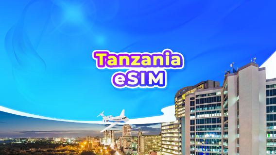 Tanzania 5G eSIM | Daily package/data package | 24 hr billing | QR Code