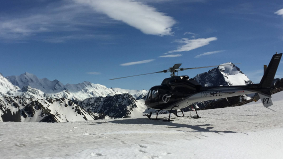 Mount Cook Tasman-glaciären inflite helikopter/skidflygplan flygtur | inklusive landning
