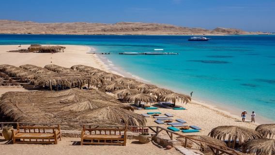 Hula Hula Insel Tagesausflug mit Schnorcheln ab Hurghada inklusive Mittagessen und Transfer