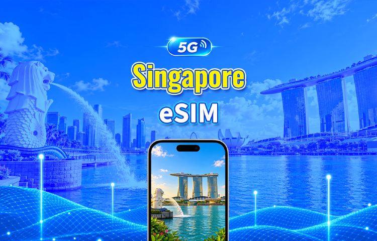 Singapore 4G eSIM | Dual Net | Daily/Total Data Package | 1–30 Days | 24-Hour Billing | QR Code