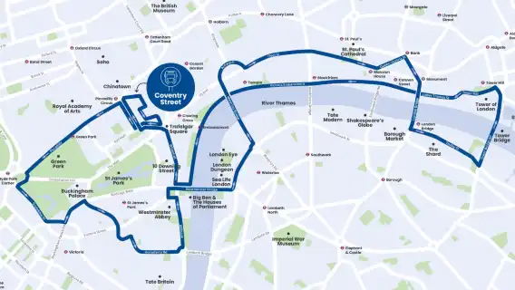 สหราชอาณาจักร ลอนดอน Tootbus ทัวร์รถบัสกลางคืน - London by Night Tour