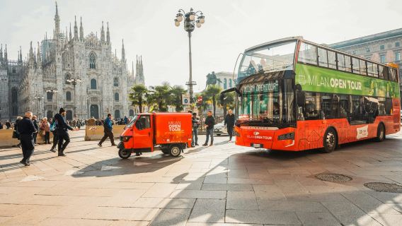 Milan & Rome: Hop-on Hop-off Bus Tour Ticket