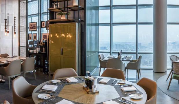 【深圳43層高空美景】深圳中洲萬豪酒店|南山尚膳自助餐廳|聚會盛宴|自助午晚餐|