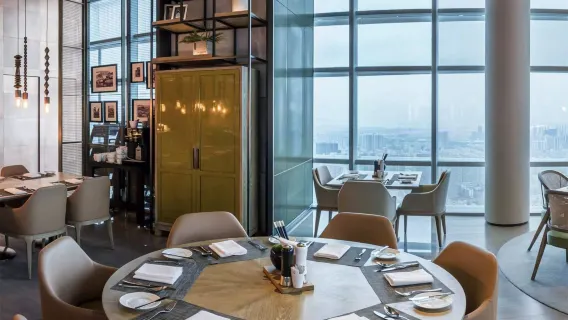 [Vistas panorámicas desde el piso 43 de Shenzhen] Hotel Marriott Shenzhen Zhongzhou|Restaurante buffet Shangshan de Nanshan|Fiesta de reunión|Almuerzo y cena buffet|