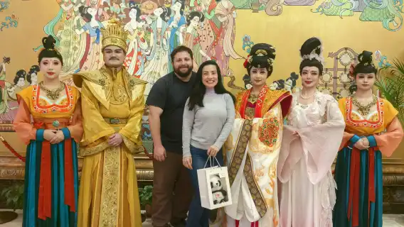 Tang Dynasty Palace admission ticket for the "Empress of Tang" court dance performance with optional dumpling feast/imperial banquet