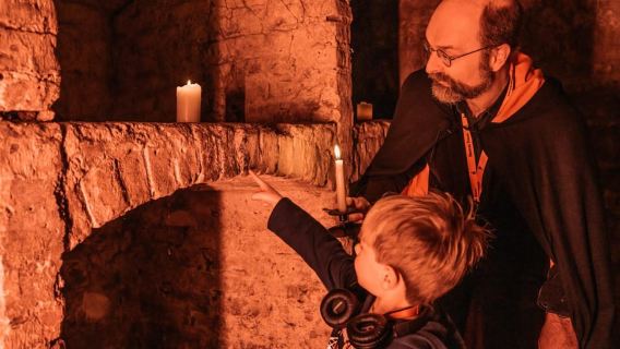Édimbourg : visite souterraine multisensorielle en petit groupe pour enfants