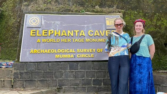 Mumbai: Halbtägige geführte Tour zu den Elephanta-Höhlen mit Fährfahrt