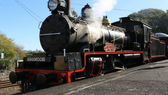 Gympie: Mary Valley Rattler VIP Shared Booth Experience with 2-Course Meal