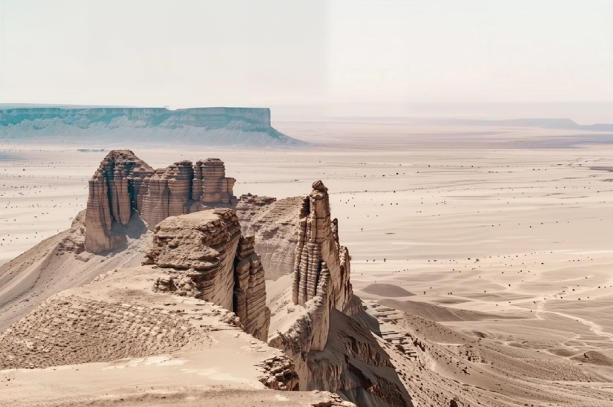 1-day private charter tour to the Edge of the World in Riyadh, Saudi Arabia [pure play private charter]|Divas Hit the Road