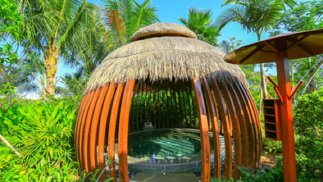 海南瓊海官塘溫泉+海南白石嶺旅遊區+沙美濕地公園+聚奎塔包車一日遊