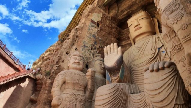 天梯山石窟+白塔寺+武威文廟+雷台漢墓一日遊【VIP四人團】