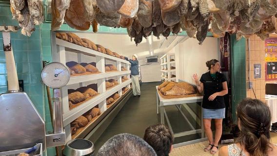 Bayonne : Visite guidée de l'atelier de jambon, Dégustation