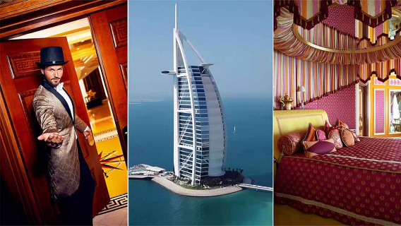 Trải nghiệm bên trong tòa nhà Burj Al Arab ở Dubai (vui lòng liên hệ bộ phận chăm sóc khách hàng để đặt lịch hẹn sau khi đặt hàng)