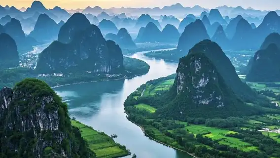 구이린에서 양숴까지 리강 3성급 크루즈+점심+픽업