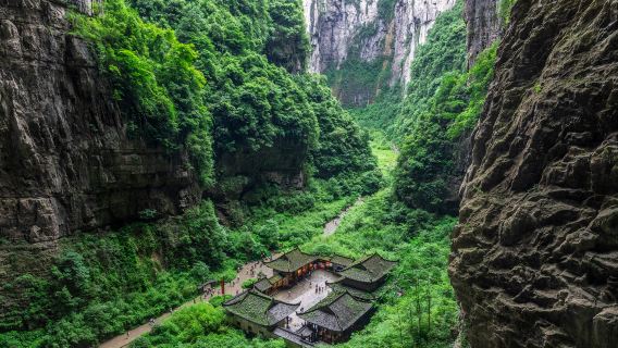 Private Tour of Chongqing's Three Natural Bridges + Fairy Mountain Forest Park