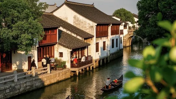 Shanghai Zhujiajiao Ancient Town - A Water Town in Ink-wash Painting Style Day Tour