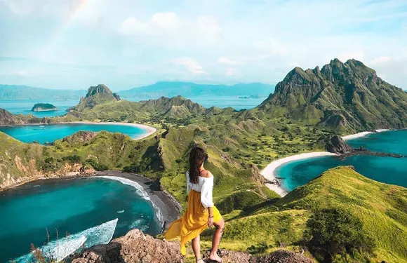印尼科莫多一日遊【粉色沙灘|科莫多龍|帕達爾島|快艇出海】