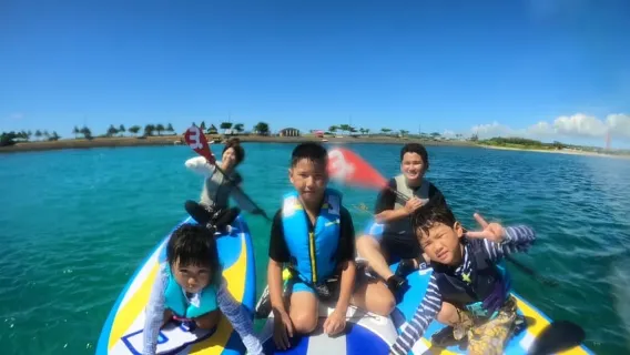 Okinawa: Tur Kayak atau SUP ke Pulau Hamahiga
