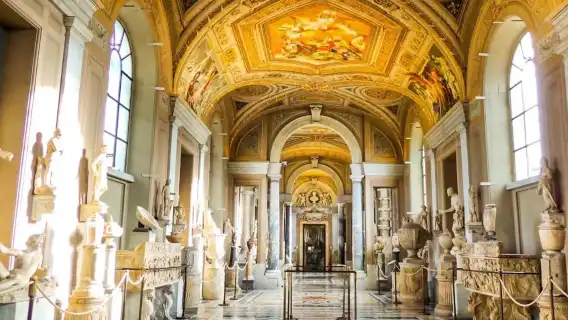 พิพิธภัณฑ์วาติกัน ทัวร์แบบกรุ๊ปรวม 3 ชั่วโมง ล่ามเชิงลึก [โดยอาจารย์ผู้เชี่ยวชาญด้านศิลปะและการบูรณะโบราณสถานที่มีใบอนุญาต]