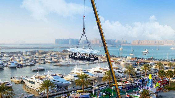 Ужин в небе Дубая – ресторан в воздухе с панорамным видом на город 360° (обед/ужин/послеобеденный чай)