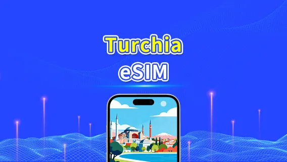 Turchia eSIM | 5G/4G | Pass giornaliero/Pacchetto dati totale | 1–30 giorni | Fatturazione ogni 24 ore | Codice QR