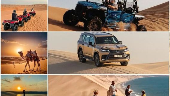 Doha: Safari por el desierto con quad, paseo en camello y sandboarding