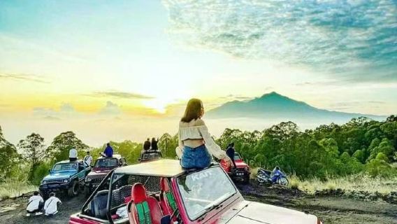 บาหลี—ภูเขาไฟบาตูร์ ชมพระอาทิตย์ขึ้นด้วยรถจี๊ป+พระราชวังอูบุด&ตลาดทัวร์ 1 วันด้วยรถส่วนตัว
