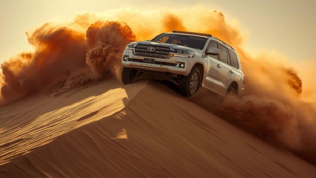 Woestijnsafari met dune bashing, kamelenrit en bezoek aan de Inland Sea
