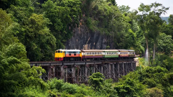 Private Kanchanaburi: Erawan Waterfall, Death Railway & Wat Tham Suea