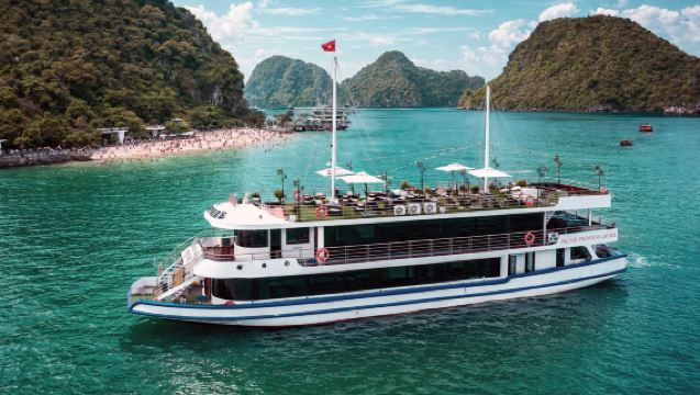 Całodniowa wycieczka po Zatoce Ha Long z 5-gwiazdkowym rejsem Halong Asiana