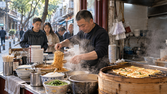 Wuhan 1-day tour Shanhaiguan Road food check-in + Yellow Crane Tower/optional English guide