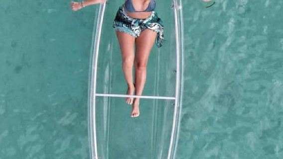 Nungwi Beach: Transparent Clear Kayak With Drone