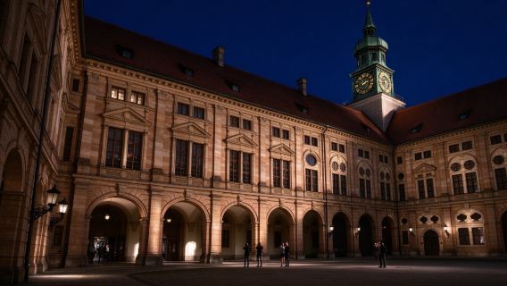 München: 2 uur durende nachtwandeling langs koninklijke bezienswaardigheden | Opera + Paleis + Koninklijke Tuin