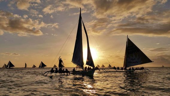 Boracay White Beach Sunset Sailing Experience|Shared/Private Boat Charter