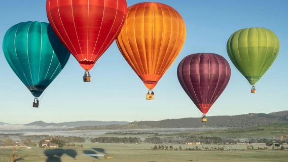หุบเขา Yarra: บอลลูนลมร้อน + อาหารเช้า (เลือกได้) + บริการรับส่ง