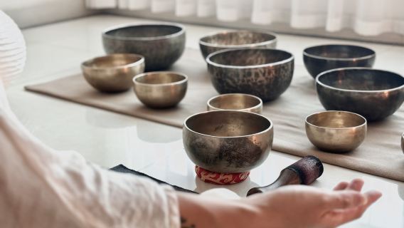 [Macau Health Songbo Spa] Sound therapy | Songbo experience | Yoga | Stress relief | Huang Dynasty · Near the Guanyin statue