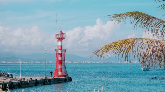 tour a piedi a piedi di 8 ore della città di Hainan Sanya West Island + (guida in lingua straniera) EA