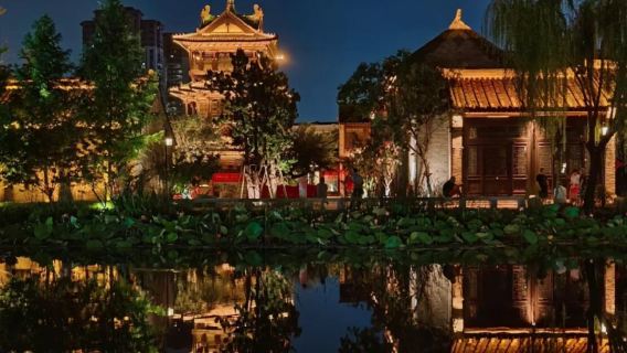 Suqian Mazu Cultural Park + Tianhou Temple + Zaohe Ancient Town + Zaohe Longyun City one-day tour English Service