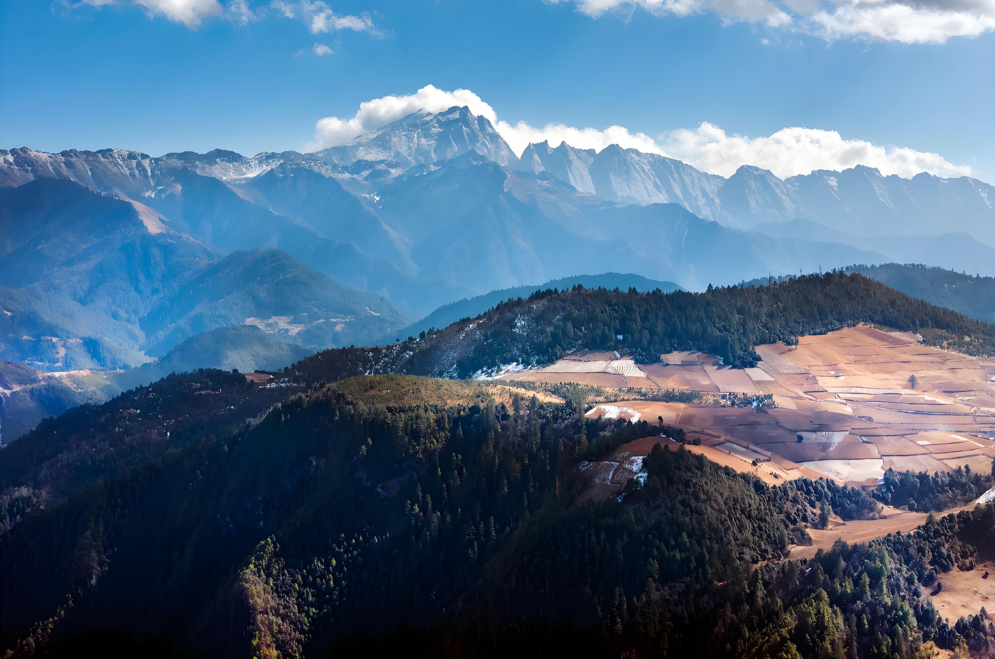 ทัวร์กลุ่มภาษาจีนหนึ่งวัน ณ วัดซ่งจ้านหลิน แชงกรีล่า อุทยานแห่งชาติผู่ต้ากัว ทะเลสาบนาปา เมืองโบราณตู้จง